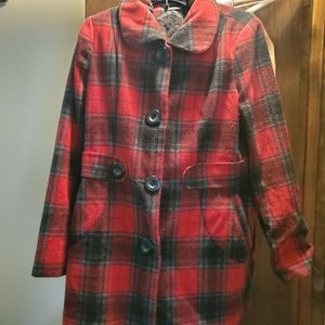 Red & Black Plaid jacket